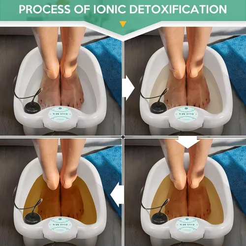 Vista 7 de veicomtech Máquina de desintoxicación iónica para baño de pies, limpieza iónica para uso doméstico, salón, club de spa de belleza