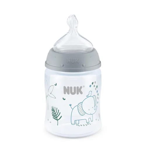 Vista 10 de NUK Smooth Flow - Biberón anticólico, 5 onzas, paquete de 4, conejitos rosados, 4 unidades (paquete de 1)