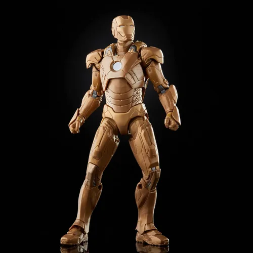 Vista 4 de Hasbro Marvel Legends Series - Paquete de 2 juguetes de acción Happy Hogan y Iron Man Mark 21, personajes de la saga infinita, diseño premium, 2
