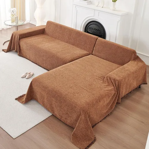 Vista 10 de HAOMAIJIA Fundas para Sofá Seccional en Forma de L de 2 Piezas Lavables Fundas para Sofá en Forma de L para Sofá Seccional Funda de Sofá Azul