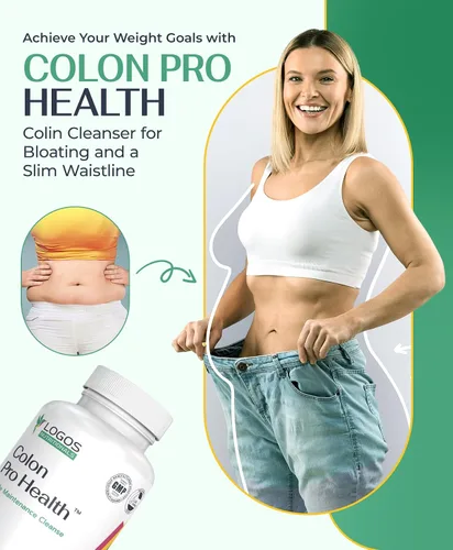 Vista 6 de Colon Pro Health - Suplemento de limpieza de fibra - 90 cápsulas - Soporte intestinal - 60 cápsulas