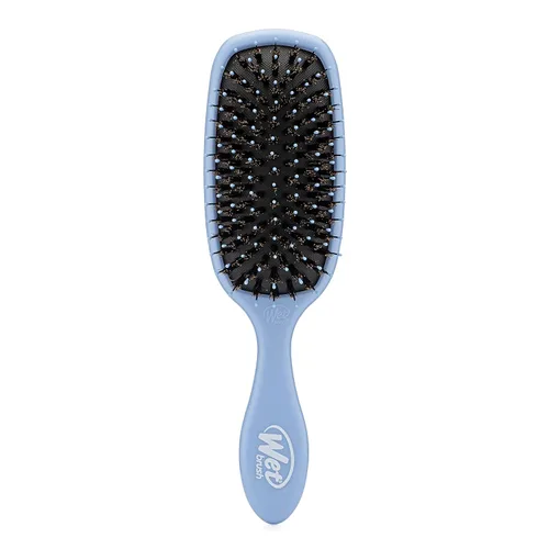 Vista 18 de Wet Brush Potenciador de Brillo, Aqua, Cerdas Naturales de Jabalí con Tecnología IntelliFlex Ultra-Suave, Deja el Cabello Brillante y Suave, Cepillo