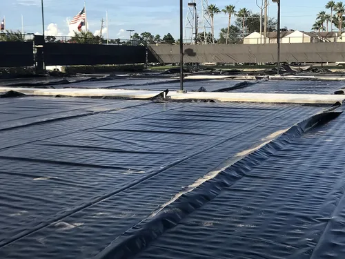 Vista 6 de Rollo de láminas de plástico negro de 6 mil, 20 x 100 pies, barrera de vapor de polietileno resistente para espacio de arrastre, losa de hormigón