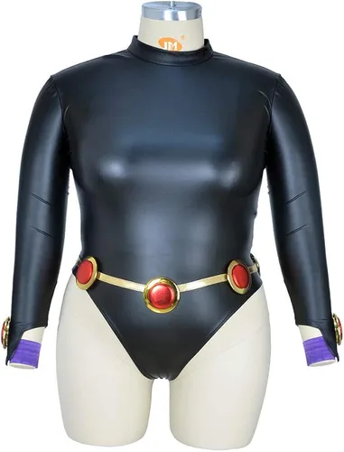 Vista 3 de miccostumes Conjunto completo de traje de cosplay con capa morada color negro