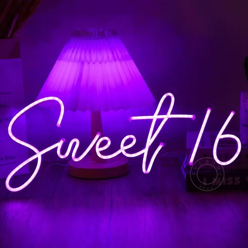 Vista 9 de SYLHOME Congrats - Letrero de luz LED de neón para boda, fiesta de cumpleaños, graduación, fondo, decoración de pared, celebración, banquete