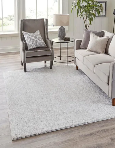 Vista 16 de Unique Loom Shaggy Chic Collection Alfombra de área, lanudo (2' x 3' 1", rectangular, azul arándano)