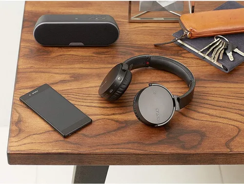 Vista 9 de Auriculares Bluetooth con Extra Bajo MDRXB650BT/B de Sony. sobre las orejas M Negro