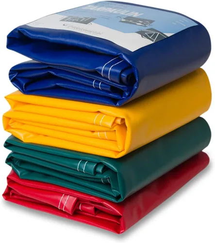 Vista 3 de CCS CHICAGO CANVAS & SUPPLY - Lona de vinilo impermeable y resistente para camión, cubierta de lona multiusos extra duradera con ojales inoxidables