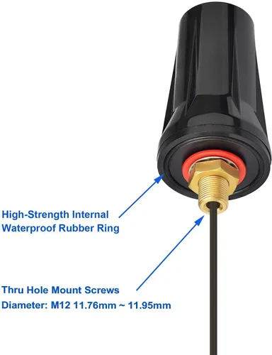 Vista 7 de Bingfu Antena para abridor de puerta de garaje para GTO Mighty Mule MM371W MM372W MM571W MM572W MMS100 LiftMaster Ghost Controls Multicode Antena
