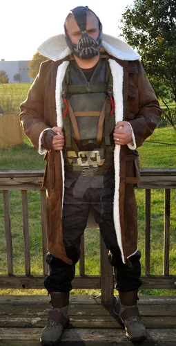 Vista 2 de Máscara Bane de The Dark Knight Rises, accesorios de disfraz de cosplay para hombres adultos