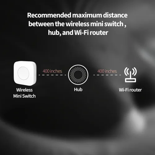Vista 2 de Aqara Mini interruptor inalámbrico y enchufe Samrt con monitoreo de energía, requiere Aqara Hub, conexión Zigbee, botón inteligente