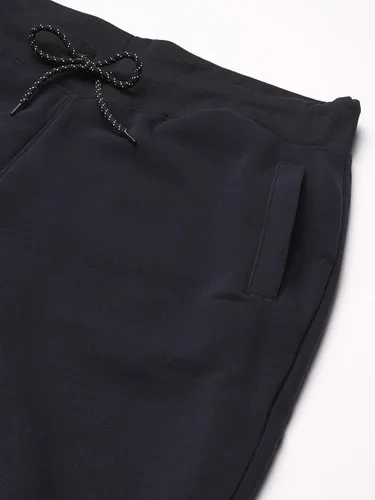 Vista 4 de WT02 Pantalones deportivos de forro polar con bolsillos tipo cargo para hombre