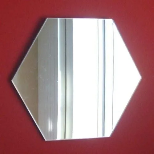 Vista 2 de Super Cool Creations Espejo hexagonal - Paquete de diez 1.6 in x 1.4 in