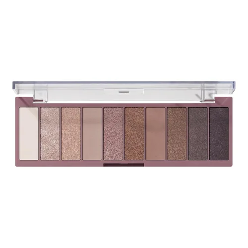 Vista 8 de e.l.f. Paleta de Sombras de Ojos Perfect 10, Diez Tonos Nude Ultra-pigmentados, Fórmula Mezclable, Vegano y Libre de Crueldad, Everyday Smoky