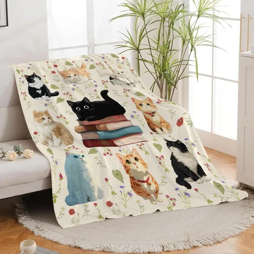 Vista 34 de Manta de águila con la bandera estadounidense y águila calva, regalos para niños, niñas, niños, adultos, mujeres y hombres, suave, acogedora, cálida