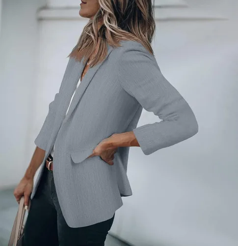 Vista 4 de Cicy Bell Womens Casual Blazers Open Front Long Sleeve Work Office Jackets Blazer