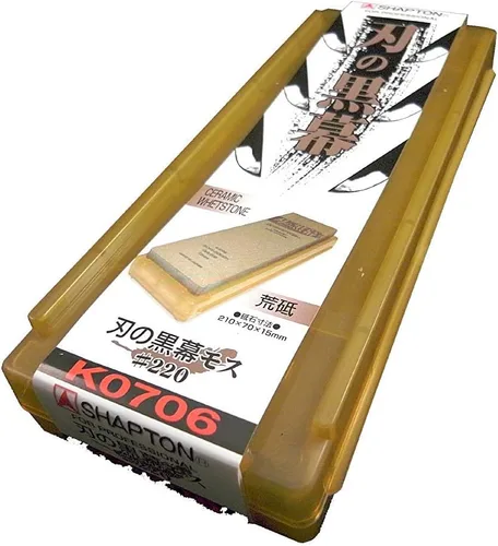 Vista 3 de Shapton Pro Sharpening Stones #220, #1000, paño de cocina