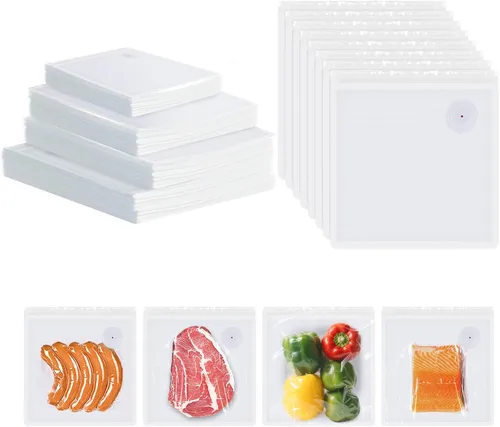 Vista 7 de Sellador al vacío de mano, desmontable y fácil de limpiar, incluye 5 bolsas reutilizables, ahorra alimentos portátil, extiende la frescura 10 veces