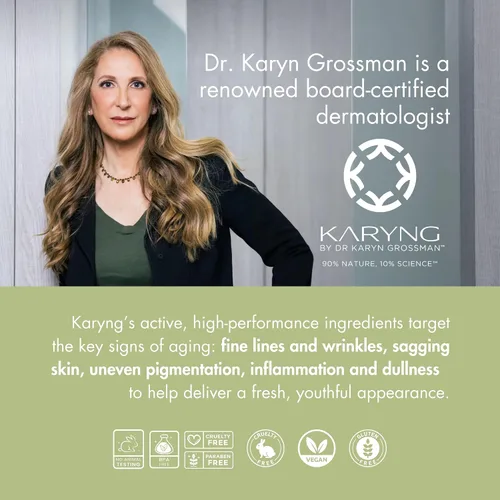 Vista 8 de Karyng Crema de ojos revitalizante con péptidos, tratamiento antienvejecimiento para hinchazón, líneas finas, ojeras, piel seca e hidratación