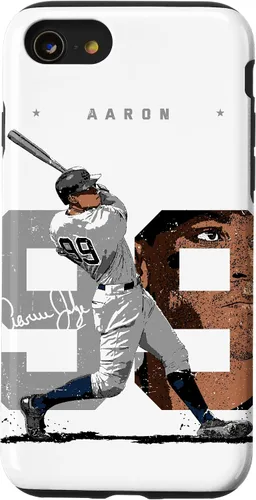Vista 18 de Aaron Judge Number Portrait Baj New York MLBPA Case for iPhone 17