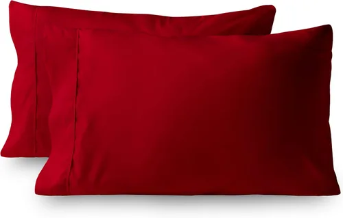 Vista 11 de Fundas de almohada – Juego de 2 fundas de almohada de algodón de 600 hilos, calidad de algodón, sedoso y suave, sin arrugas