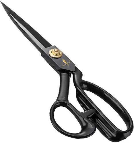 Vista 3 de Tijeras de sastre profesionales de 8 pulgadas para cortar tela, tijeras resistentes para corte de cuero, tijeras de costura afiladas industriales