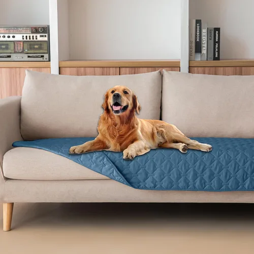 Vista 18 de gogobunny Manta para mascotas 3 veces más resistente, impermeable y a prueba de arañazos; protector de muebles reversible para perros y gatos, funda