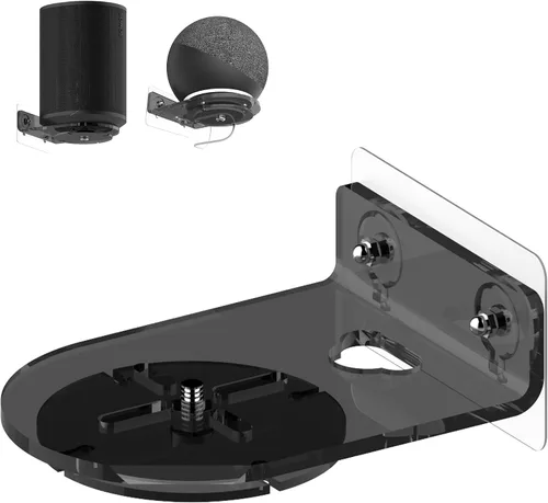 Vista 9 de Compatible con Echo Studio 2025, soporte Echo de 4ª generación, soporte de pared Moun de pared, gestión de cables integrada, compatible con Sonos