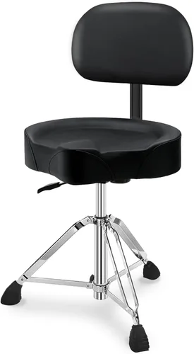 Vista 10 de Banco de tambor de sillín, trono de batería hidráulico de servicio pesado, asiento de batería de espuma viscoelástica ergonómico, silla de batería