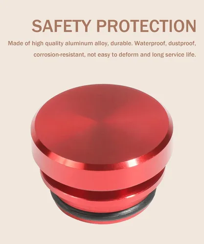 Vista 5 de YAKEFLY Cubierta Universal para Enchufe de Encendedor de Cigarrillos, Tapa de Cubierta de Aluminio para Enchufe de Encendedor de Cigarrillos, Piezas