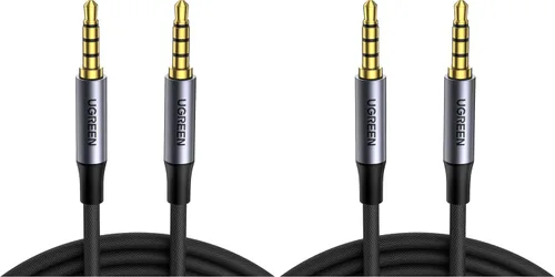 Vista 9 de UGREEN Cable de audio de 0.1 in, TRRS de 4 polos, trenzado de nailon