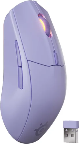 Vista 11 de SteelSeries Ratón inalámbrico Rival 3 Gen 2 para juegos - 2.4 GHz y Bluetooth - Sensor óptico TrueMove Air de 18000 DPI - Durabilidad de 60 millones