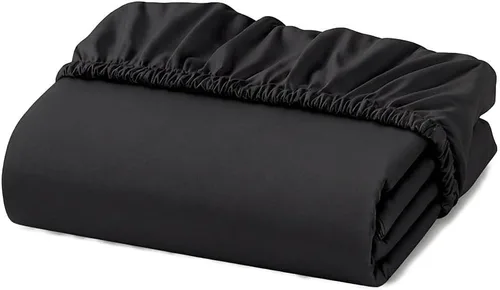 Vista 14 de Sábana bajera ajustable de lujo suave de 600 hilos, 100% algodón egipcio, sábana bajera ajustable individual con elástico alrededor, se adapta a
