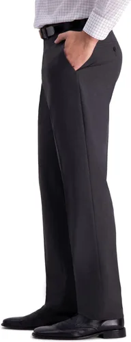 Vista 2 de Haggar Pantalón de vestir para hombre con cintura elástica en 4 direcciones