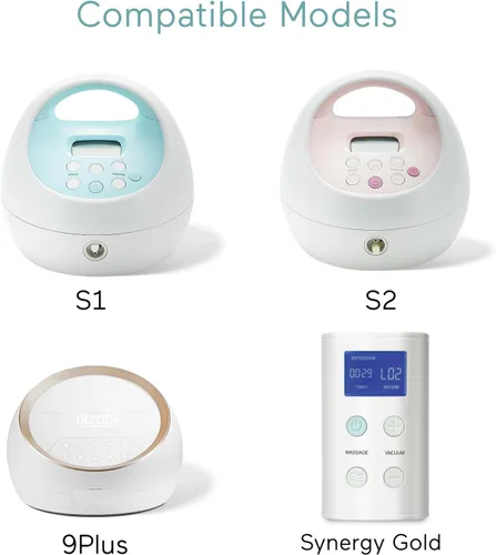 Vista 2 de Paruu Piezas de bomba compatibles con Spectra S1/S2/9 Plus, no accesorios originales, los reemplazos incluyen válvula, 6 piezas