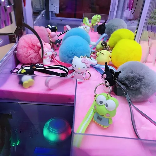Vista 6 de KAWAIIANS Llavero Kawaii, lindo cordón de anime japonés, insignia kawaii para bolsos, mochilas, llaves, regalos para niños, adolescentes y niñas, S