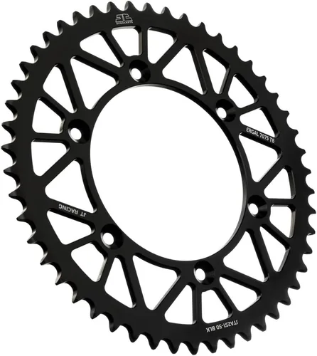 Vista 8 de JT Sprockets JTA251.48BLK Racelite Negra Anodizada de Aluminio 7075 T6 Piñón Trasero, Simple