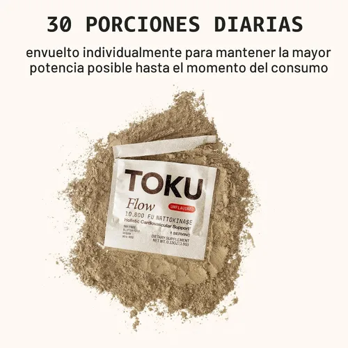 Vista 7 de Toku Nattokinase 10,800 FU Suplemento con Vitamina K2 MK7 y Beta Glucano de Avena, Polvo de Apoyo para la Circulación Diaria, Mezcla de Bebida a