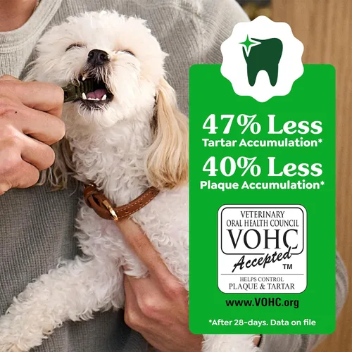 Vista 6 de Greenies Golosinas dentales naturales para perros adultos recomendadas por veterinarios, tamaño pequeño, sabor original, paquete de 3 onzas, 5