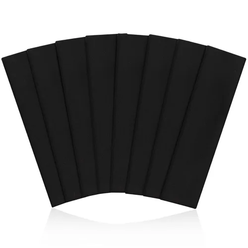 Vista 11 de Fishinsea Paquete de 8 diademas deportivas para mujer, tela elástica suave antideslizante, bandas para el cabello para entrenamiento diario, yoga