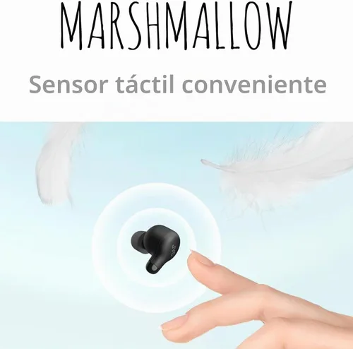 Vista 4 de JVC Marshmallow - Auriculares inalámbricos Bluetooth 5.3 con batería de 28 horas, auriculares de espuma viscoelástica para comodidad durante todo