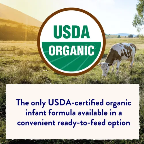 Vista 4 de Similac Fórmula infantil orgánica, fácil de digerir, orgánico certificado por USDA, polvo, bañera de 20.6 onzas