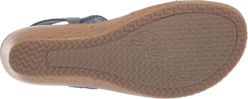 Vista 4 de Skechers Sandalias de cuña con cuña para mujer