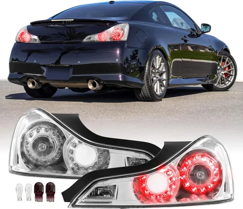 Vista 16 de USR 03-06 VQ Sedan Luz Trasera – Juego de Lámparas Traseras (Izquierda + Derecha) Par - Compatible con 2003-2004 Infiniti G35 4 Puertas Pre-Facelift