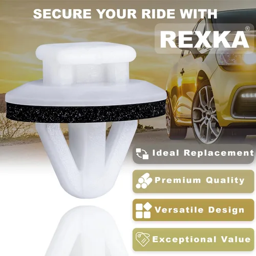 Vista 4 de Rexka Clips de panel de puerta de moldeo trasero para Toyota Pick-Up Pontiac Vibe 62955-20020 GM 94848834