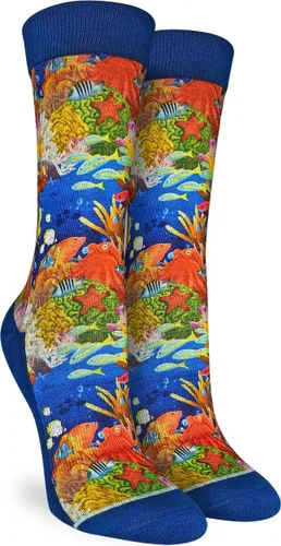 Vista 15 de Good Luck Sock Women's Fish and Ocean Animal Socks, Adult