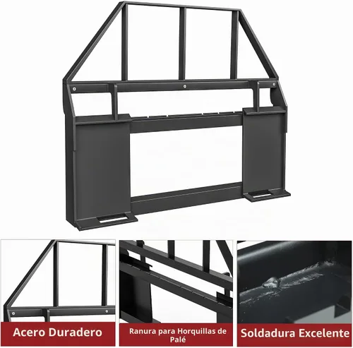 Vista 4 de YITAMOTOR Accesorio universal para horquilla de palet de 4000 libras, marco Negro
