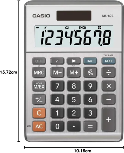 Vista 13 de Calculadora de escritorio Casio MS-80B de funciones estándar