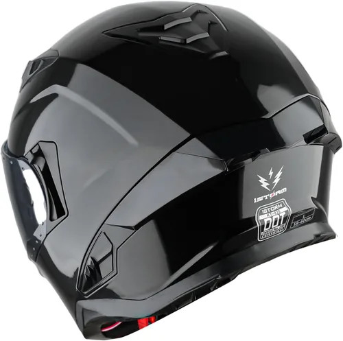 Vista 8 de 1Storm Casco integral de motocicleta para adultos, hombres y mujeres, casco de carreras de bicicleta de calle, aprobado por DOT, con un escudo extra