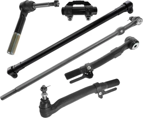 Vista 135 de TRQ Kit de dirección delantera con barra de acoplamiento de fuelle de piñón y cremallera compatible con Toyota Echo 2000-2005